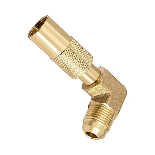 Hooshing Propane Elbow Adapter 3/8 inch Male Flare Propane Adapter Conversion Fitting Low Pressure for Blackstone Tabletop Camping Grill 17 Inch and 22 Inch Portable Gas Griddle by Hooshing - Image 5
