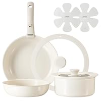 新品⭐️カローテ ホワイト 調理器具 フライパンセット PFOA・PFOSフリー Amazon.co.jp: CAROTE カローテ セラミックコーティング フライパン