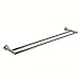Ginger 4622-24/SN Kubic Double Towel Bar, 24", Satin Nickel