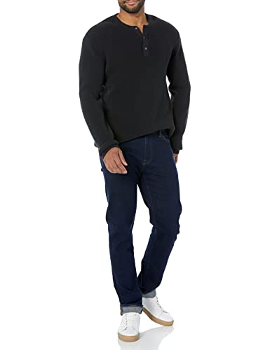 Goodthreads Men's Standard Soft Cotton Henley Sweater4