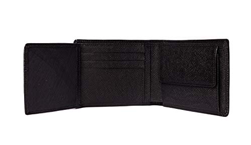 Image of BROWN BEAR Leather Men RFID Blocking Wallet(Matte Black)