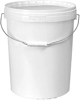LINCS PRODUCTS 25 LITRE PLASTIC BUCKET WITH LID & METAL HANDLED ARM/A HARD WEARING BUCKET