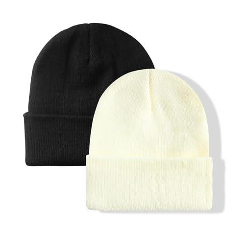 Image of NPJY Unisex Beanie for Men and Women Knit Hat Winter Beanies
