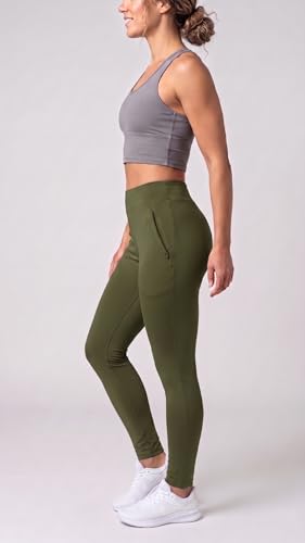 Image of Mehrang Stretchable Yoga Pants for Women & Gym Pants for Women Workout with Mesh Insert & Side Pockets