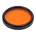 Kafuty-1 40.5mm Round Full Color Lens Filter,Orange Yellow Green Blue Purple Full Color Camera Lens Filter with Storage Box for Canon,for Nikon,for Sony(Orange)