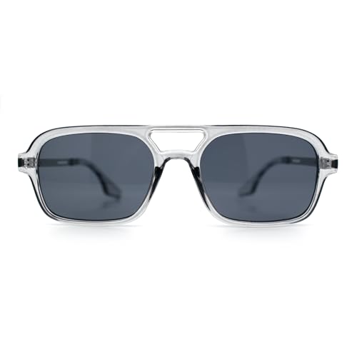 SA106 Hipster Hustler Pop Color Plastic Flat Top Racer Fashion Sunglasses4