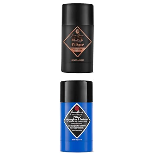 Jack Black Pit Boss Black Reserve Antiperspirant & Deodorant Men - 2.75 oz - + Jack Black Pit Boss Original Antiperspirant & Deodorant Men - 2.75 oz - Mens Deodorant for Sensitive Skin