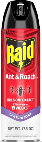 Raid Ant & Roach Killer Bug Spray, Lavender Scent, 17.5 oz