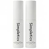 Simpletics Texturizing Powder - All Natural, 4 Ingredient Nourishing Formula with Rice Starch - Chemical Free - Gives Volumized, Texturized, Matte Finish to Men & Women (2 Pack)