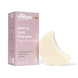 Ethique Gentle Unscented Shampoo Bar with Cocoa Butter - Plastic-Free, Cruelty-Free, Vegan, 3.88 oz - Formerly Bar Minimum
