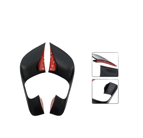 Aileron moto fixes R7 avec déflecteurs aérodynamiques noir mat pour YZF R7 - 3