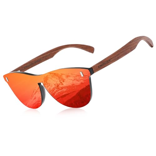 Kingseven-Sonnenbrille KINGSEVEN Bubinga Polarisierte Sonnenbrille