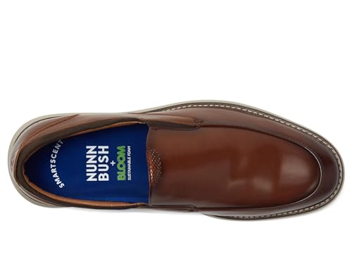 Image of Nunn Bush Chase Moccasin Toe Slip-On Lightweight Contemporary Loafer