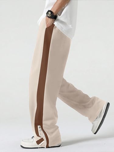 Image of Jump Cuts||Loose Fit Track Pants for Men||Lycra Blend Baggy Pants||Mens Stylish Baggy Track Pant