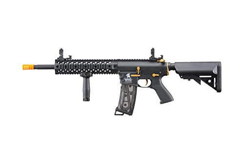 Lancer Tactical Gen 2 Evo Gold Accent Airsoft Aeg Rifle With Airsoft Bb Speedloader For Mid And Low Cap Magazines Sentinel Gears - Clear #TOP1