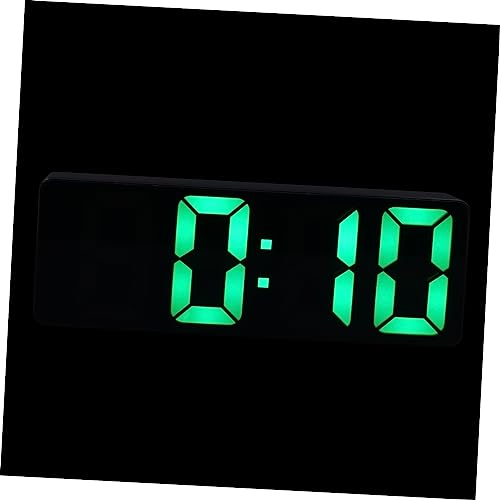 Cabilock 1 Set Alarm Clock LED Clock Desktop Clock Mirror Surface Clock Electric Clock Digital Display Clock