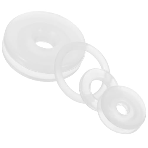 NUOBESTY 4 piezas de anillos selladores flotantes para ollas a presión, juntas de goma universales para ollas eléctricas de 4 L, 5 L y 6 L, repuestos para cocina miniatura 1