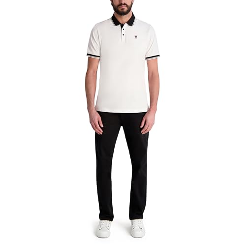 KARL LAGERFELD Men's Collared Short Sleeve Karl Graphic Polo2