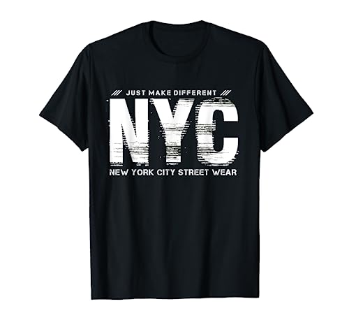 Just Make Different NYC New York City Streetwear Camiseta