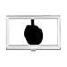 Middle Finger Gesture Outline Pattern Business Card Holder Case Pocket Box Wallet