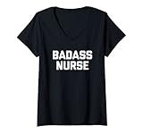 Photo Gallery donna badass infermiera t-shirt divertente dicendo infermiera cool infermiera maglietta con collo a v Photo Gallery donna badass infermiera t-shirt divertente dicendo infermiera cool infermiera maglietta con collo a v
