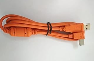 Mak World® USB Printer Scanner L Shaped Right Angle Copper Cable USB Type A to B Cable 1.5 Meter Orange/Black Price In India