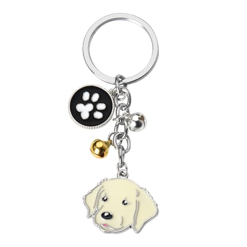 MXXGMYJ Cute Pet Dog Keychain Gifts for Women Men BFF