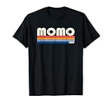 Un diseño retro moderno perfecto para cualquier persona que ama Momo, Italia. Si creciste allí, vive allí ahora, o simplemente visita, no hay mejor manera de mostrar el orgullo de la ciudad natal. El aspecto envejecido le da una sensación vintage que a todos les encantará.