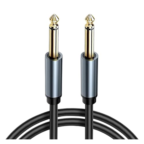 Cable de Audio Estéreo Balanceado Jack 6.35mm Mono 0.5m miniatura 1