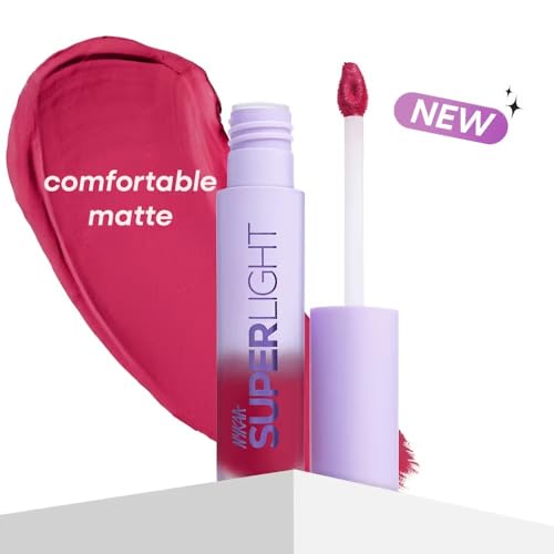 Image of Nykaa Superlight Lip Cloud Airy Mousse Matte Liquid Lipstick for Lip & Cheek (Grapefruit Sparkle)