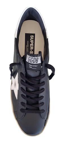 Miniatura 8 de Golden Goose Zapatillas Deportivas Para Hombre Vintage Superstar Gmf00101.F000321.80203, Color Negro Negro Size: 45 Eu