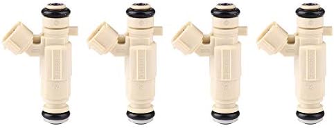 Fuel Injectors,ECCPP 4pcs High Performance 4 Holes Fuel Injector Kits 35310-23600 fit for Hyundai for Elantra/for Santa for Fe/Tiburon/Tucson,for Kia for Magentis/Rondo/Optima/Soul