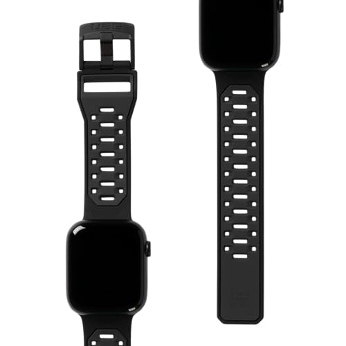 URBAN ARMOR GEAR UAG Compatible with Apple Watch Band 49/46/45/44mm iWatch Series Ultra 3/Ultra 2/Ultra/4-11/SE3/SE2/SE Civilian Sport Sweatproof Adjustable Replacement Strap, Graphite/Black by URBAN ARMOR GEAR - Image 3