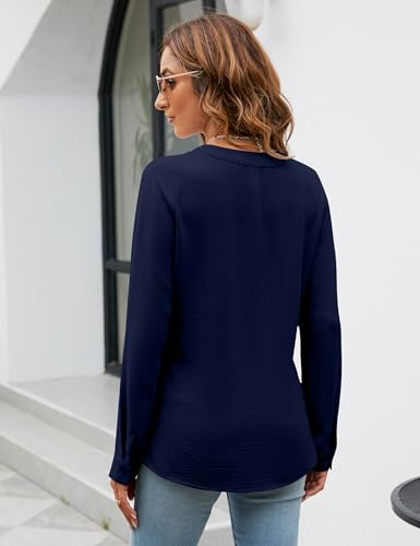 Image of Blooming Jelly Women's Long Sleeve Blouses Dressy Casual Business Work Tops