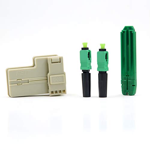 LEITE 20pcs SC APC Conectores Rápidos de Fibra Óptica miniatura 3