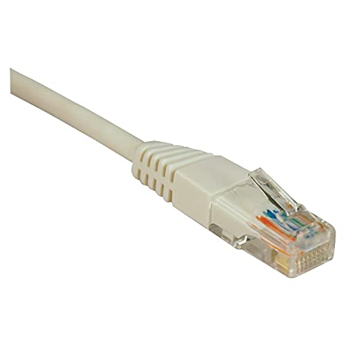 Cable de red Tripp Lite Cat5e RJ45 10 ft blanco miniatura 2