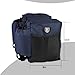 Harrison Howard Equestrian Western Saddle Bag Nylon Water Bottle/Gear Carrier Convenient Saddle Bag Navy
