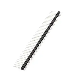 40 - 1 Pin Male Berg Strip Break Away Header-Straight 15mm Height