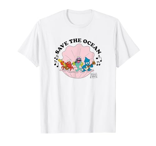 Schoolhouse Rock Save the Ocean Band Vintage Cartoon T-Shirt