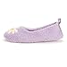 MUK LUKS Women's Travel Ballerina with Patch Slipper, Purple Daisy, Small