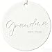 Grandma Est 2026 Christmas Ornament, Pregnancy New Baby Gifts, First Time Grandma, Baby Announcement,Ceramic Engraved Ornaments