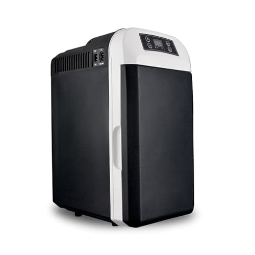 HHCTEBEC Refrigerador para Auto, Refrigerador PortáTil De 8 litros Enfriador/Calentador TermoeléCtrico Personal con 12 V DC Y 220 V AC para Viajes, Campamentos, Auto Y Hogar,B