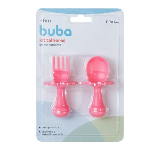 Buba, Kit Talheres De Treinamento Rosa