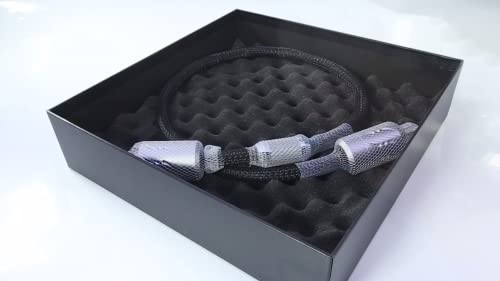 Viborg High Fidelity Audio Power Cable Mtr1501 16Pcs Multiplex Copper Ac Audiophile Mains Cord With Rhodium Plated Us Standard Connector Vm512R+Vf512R Plug (1.8M/5.9Ft) #TOP6