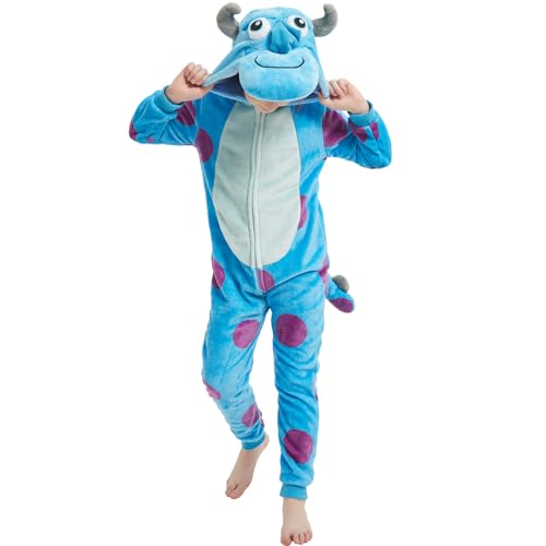 SWEETXIN Unise Kids Jumpsuit Cosplay Onesie One Piece Suit for Girls Boys Halloween Character Costume Dress Up Party