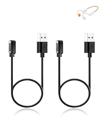 Magnetic Charger Cable For Dnniakm Bone Conduction Headphones - Compatible With X7 Pro, X6 Pro, X15, X20 (4-Pin)