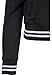 Urban Classics Damen Collegejacke Sweatjacke Ladies College Sweat Jacket TB1990, Gr. Large (Herstellergröße: L), Schwarz (Blk/Blk 00017)