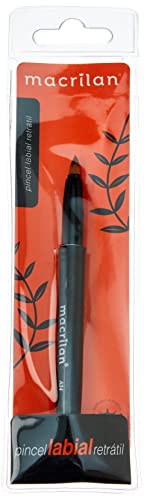 Macrilan Pincel Profissional Labial Retrátil - Linha A - A34