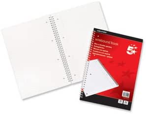 Initiative Twinwire Notebook A4 Ruled Margin Perforated 70gsm 160 Pages - View #6