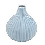 ✿ FUNKTION - Diese Keramikvase kann Wasserpflanzen aufnehmen und die Luft reinigen. Setzen Sie in dieser Keramikvase frische Blumen und blühende Zweige gekonnt in Szene. können Sie Blumen frei mischen und zusammenbringen, das ist eine gute Hauptdekoration, selbst wenn Sie Blumenanordnung nicht planen.